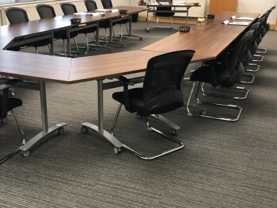 Conference room with chairs and tables